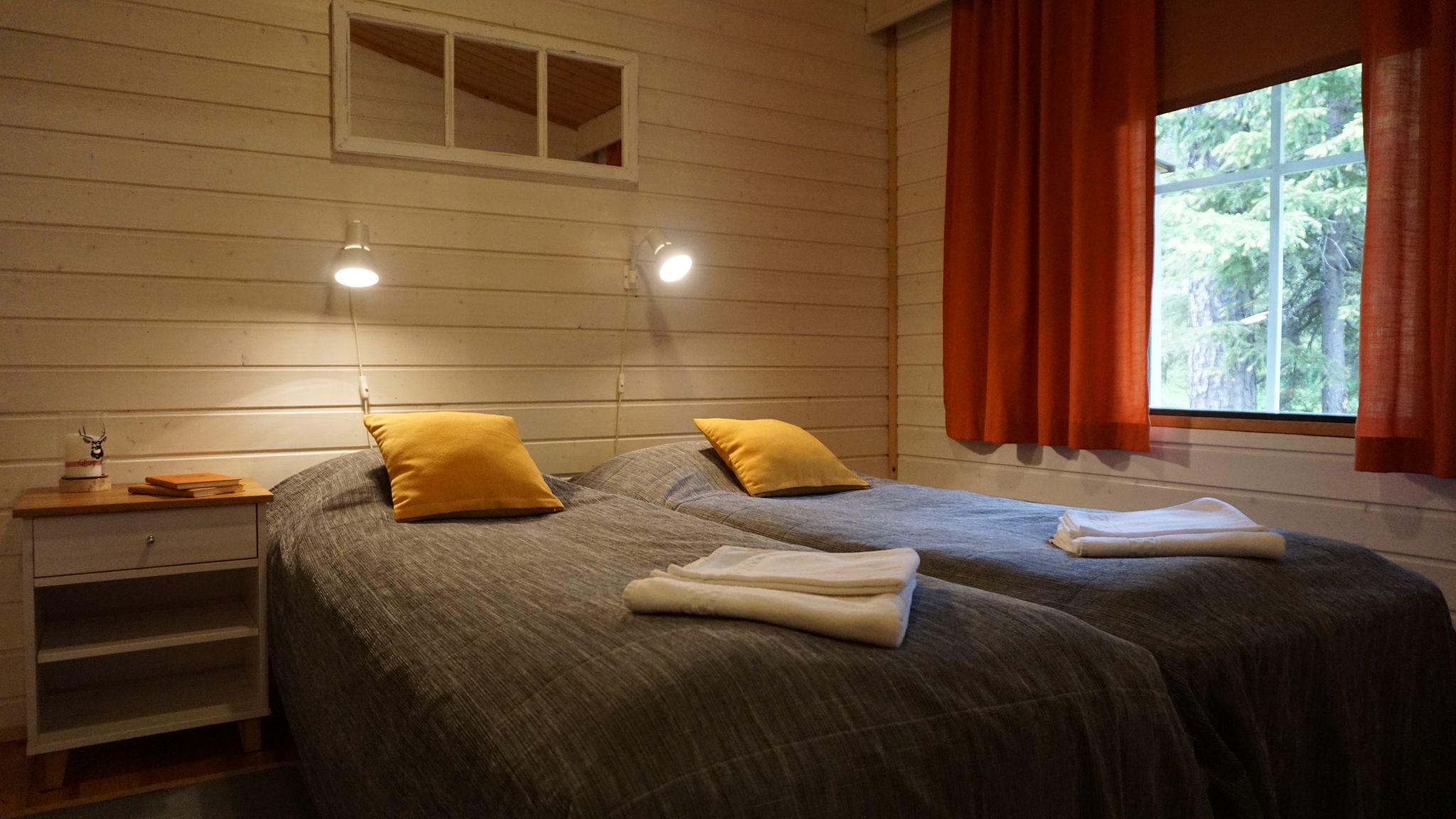 Saunatupa 45m² Schlafzimmer