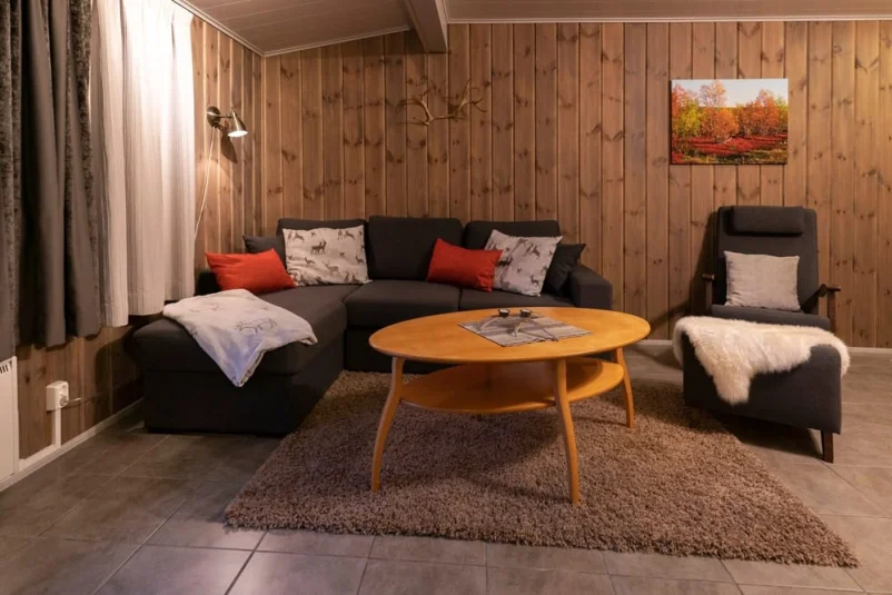 Apartment mit Sauna 2 Wohnbereich