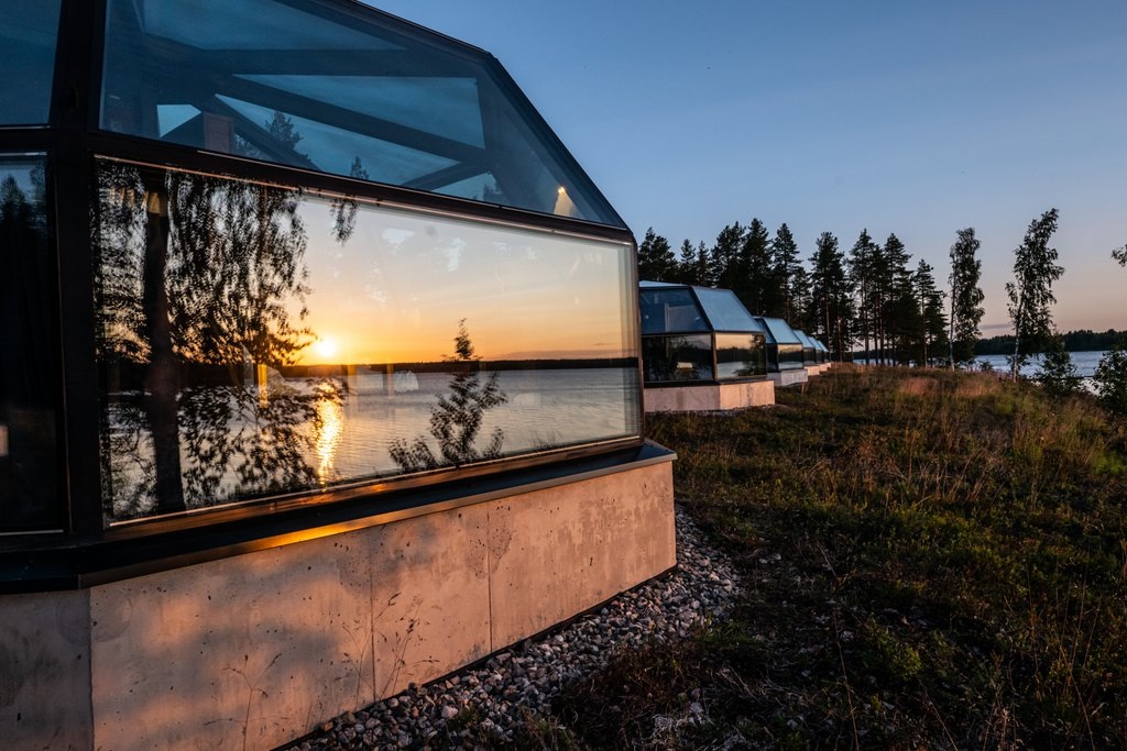 Arctic Igloo Sommer außen Ranua