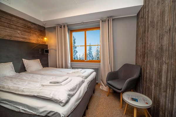 Doppelzimmer Schlafzimmer Arctic River Lodge