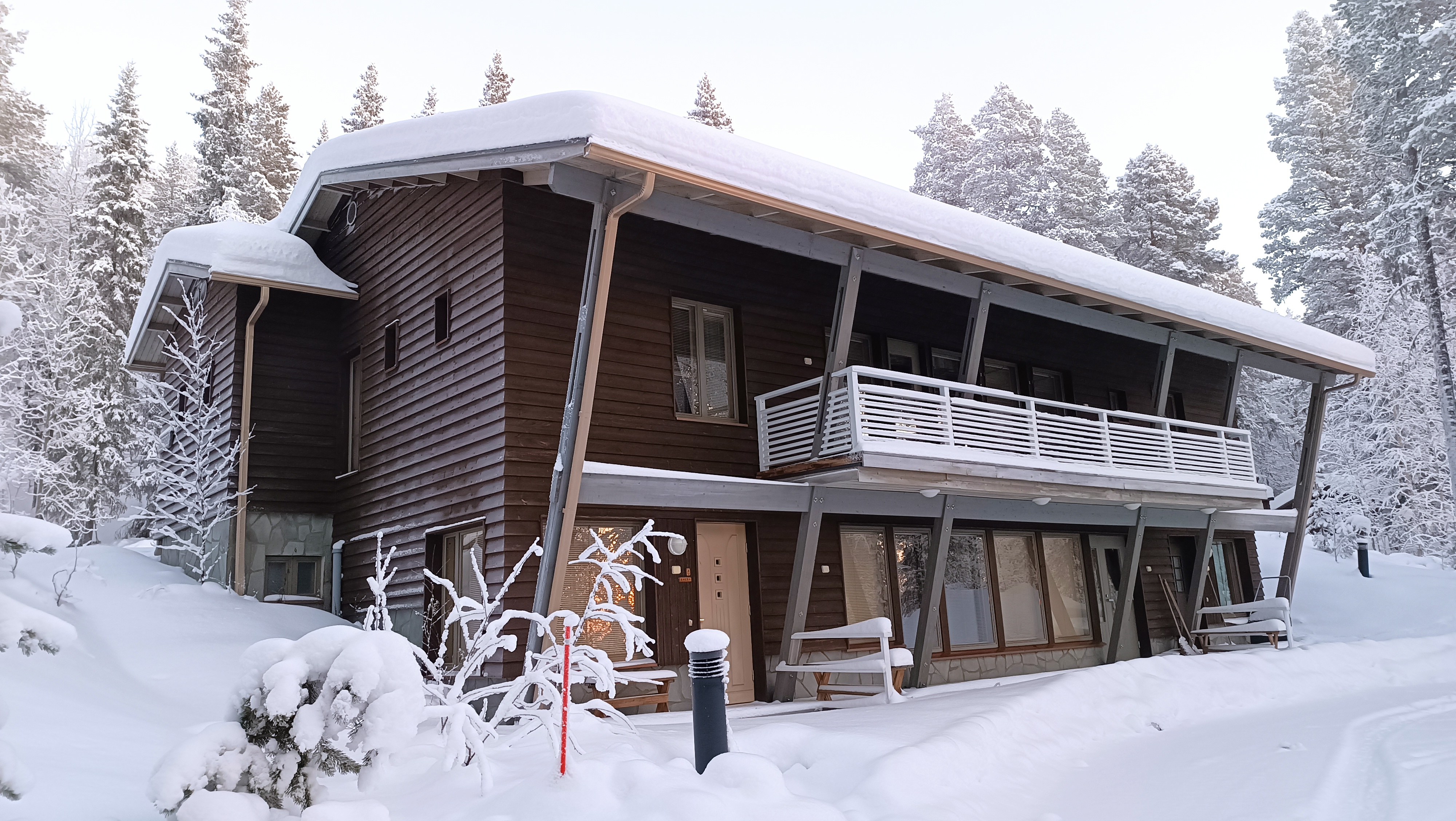 Ferienhaus Polarnacht Außen