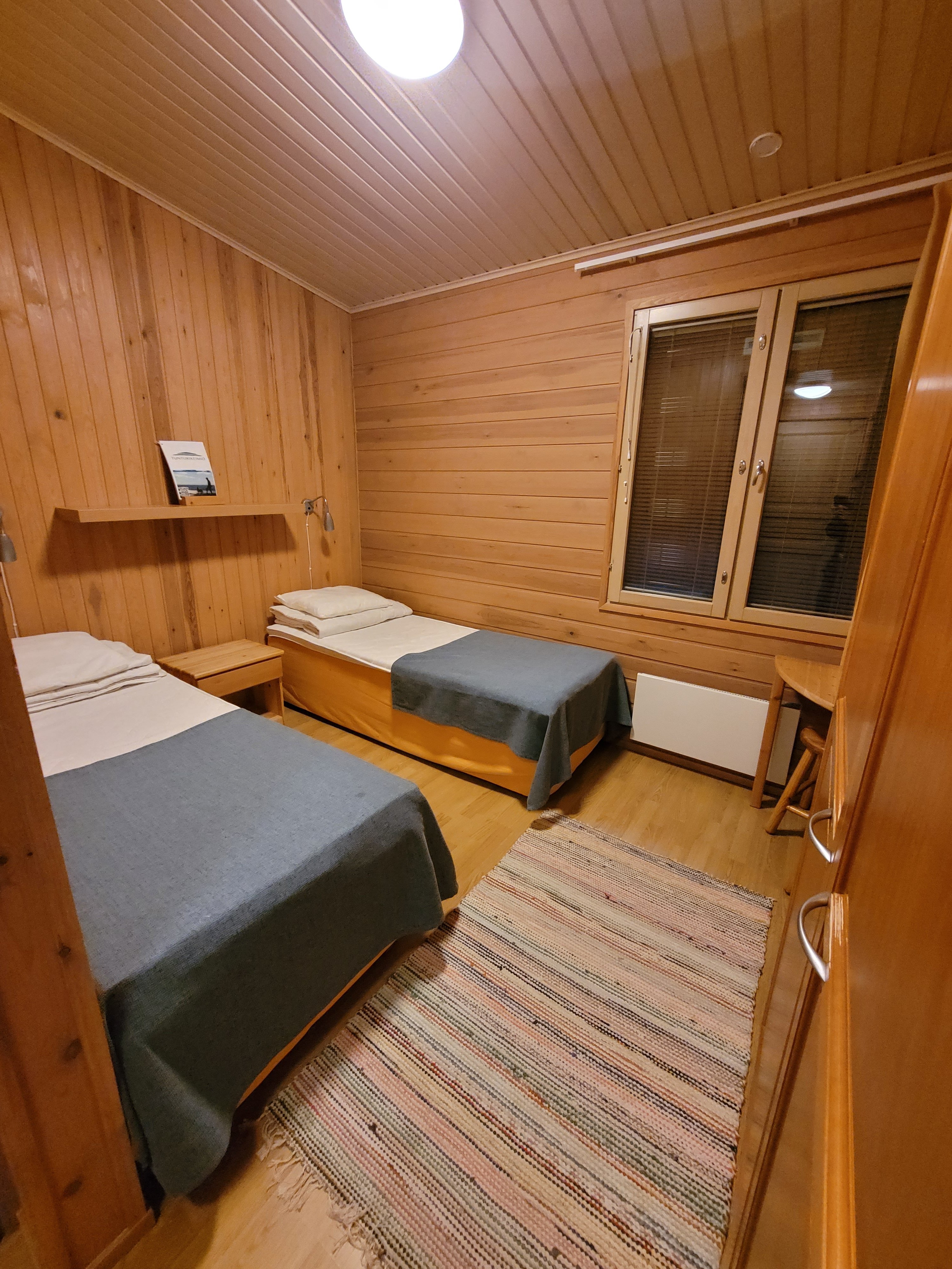 Ferienhaus Polarnacht Schlafzimmer
