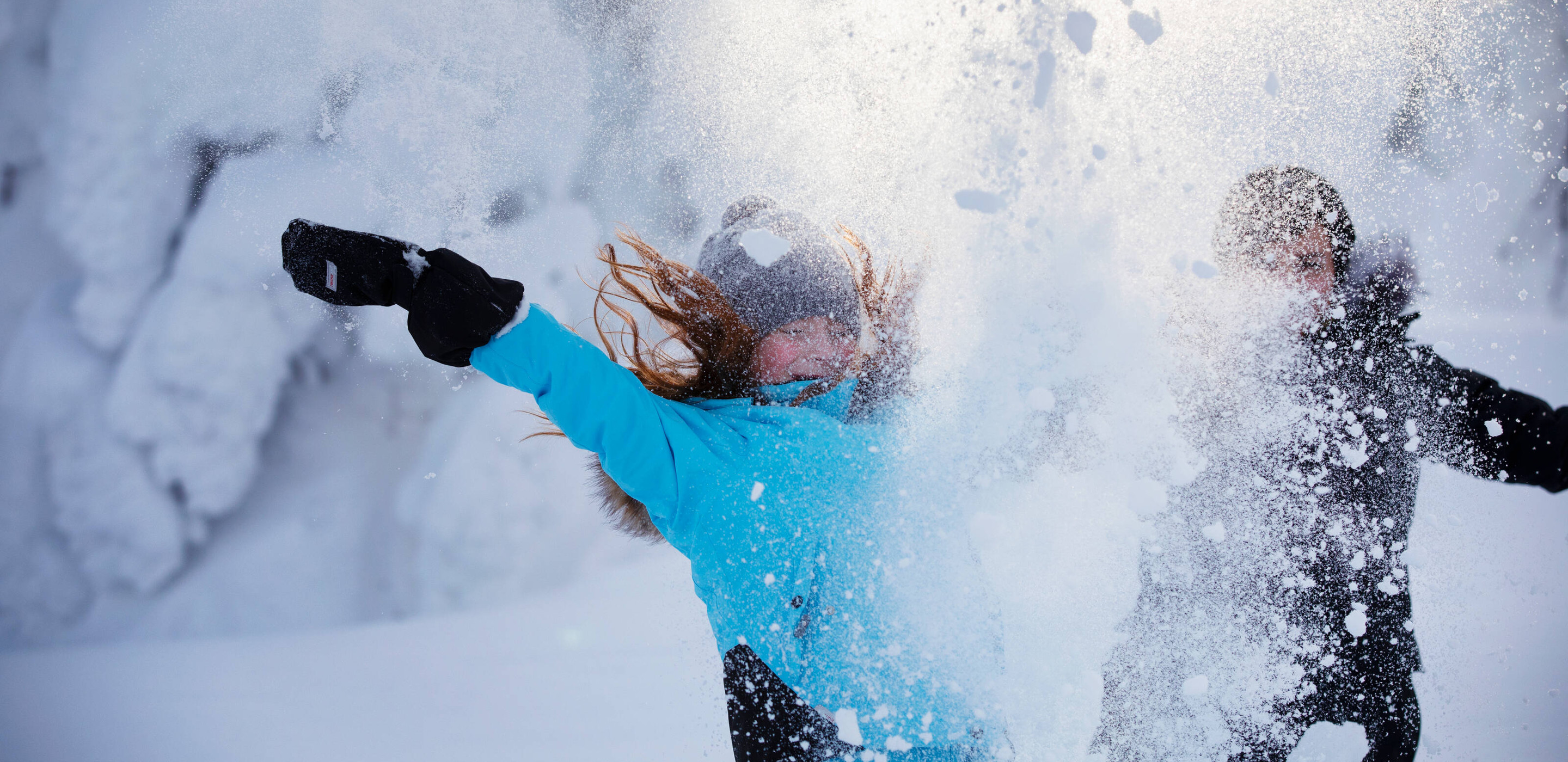 Finland Schneeschlacht Ruka Kuusamo