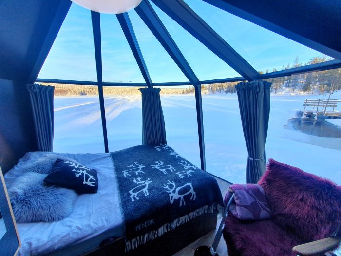 Gemütliches Eisiglu - kuschelig die Natur genießen