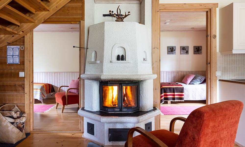 Suopursu Hütte Ofen
