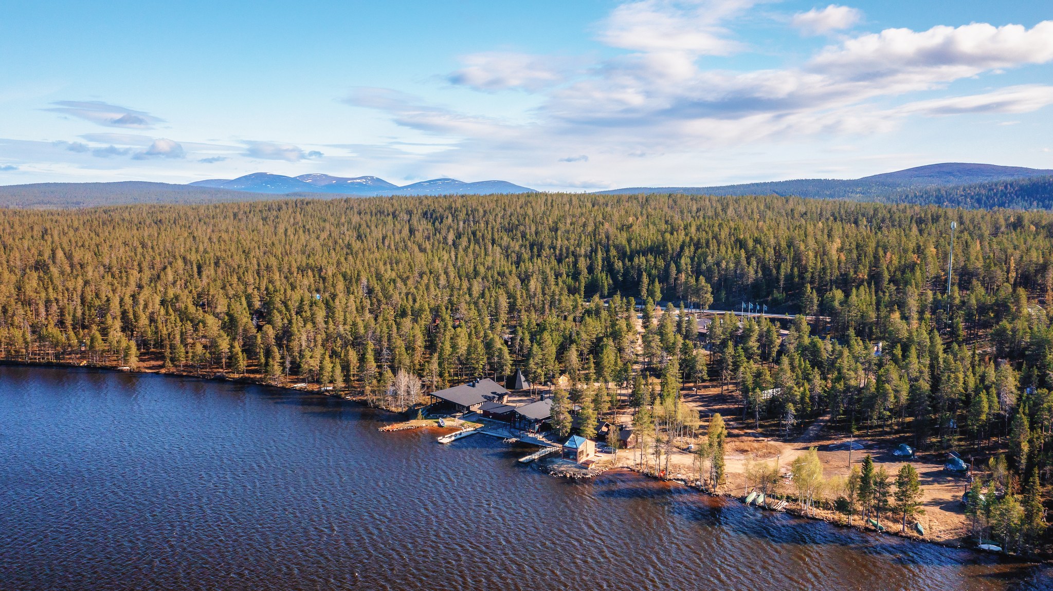 Jeris Lakeside Resort von Oben