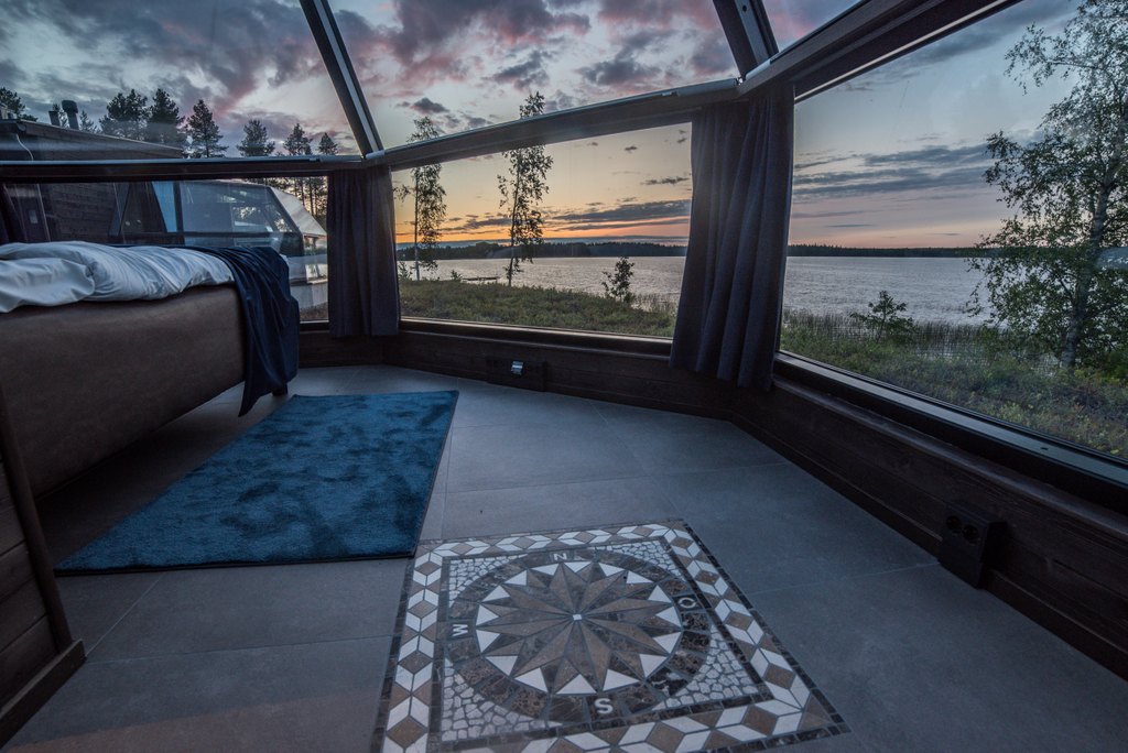 Arctic Igloo Lakeside Aussicht Ranua