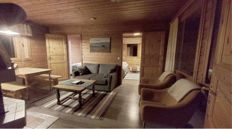 Wohnzimmer  Wohnzimmer Hütte Holiday Village Valle Utsjoki 