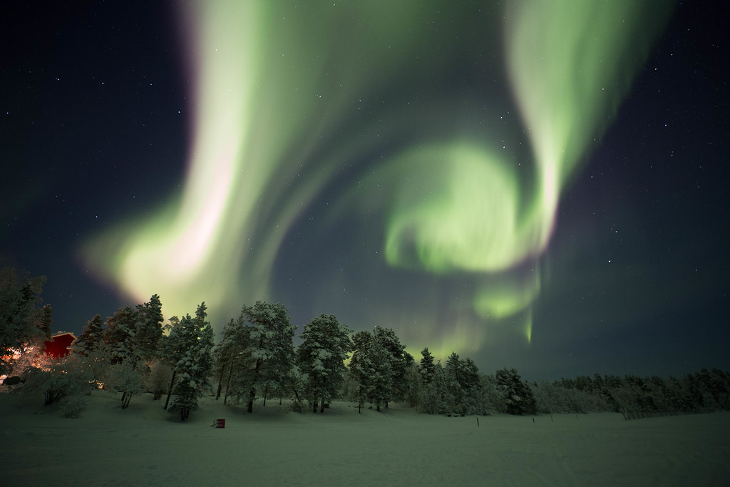 Nordlichter Korpikartano 