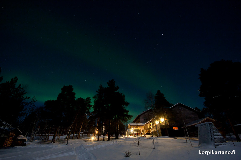 Nordlichter Korpikartano 