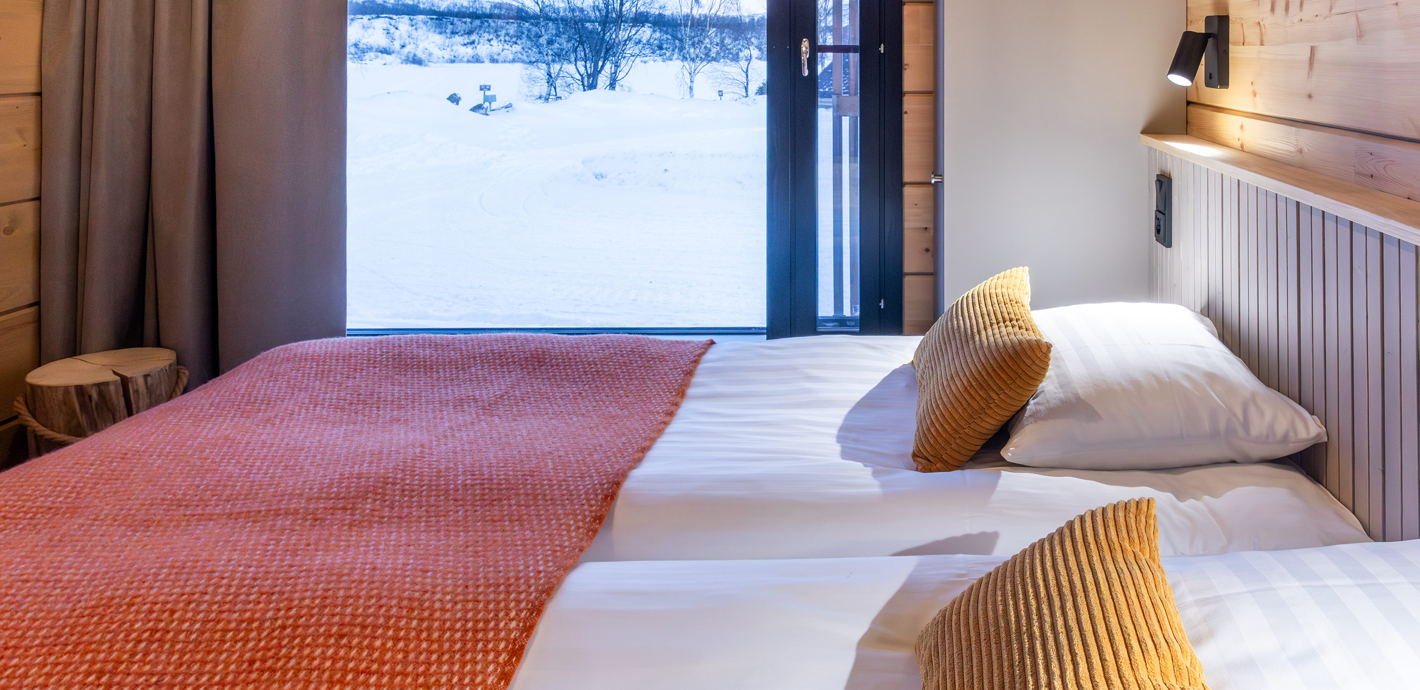 Nuorgam_Finnland_DeluxeVilla-Schlafzimmer-2