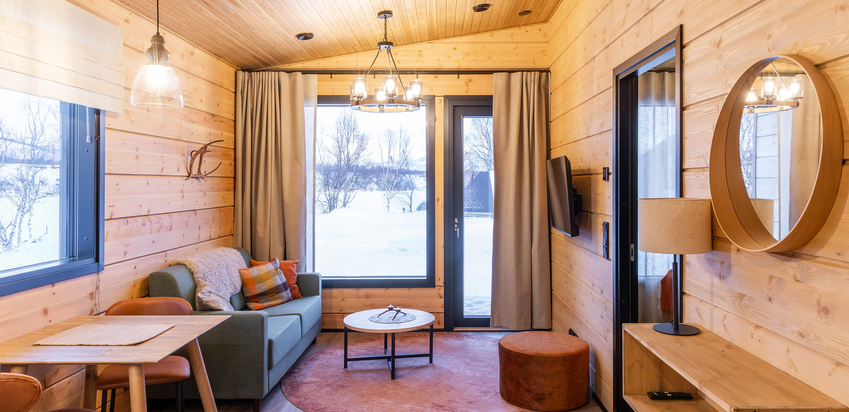 Nuorgam_Finnland_DeluxeVilla-Wohnzimmer