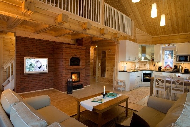 Ferienhaus "Rantahovi" innen