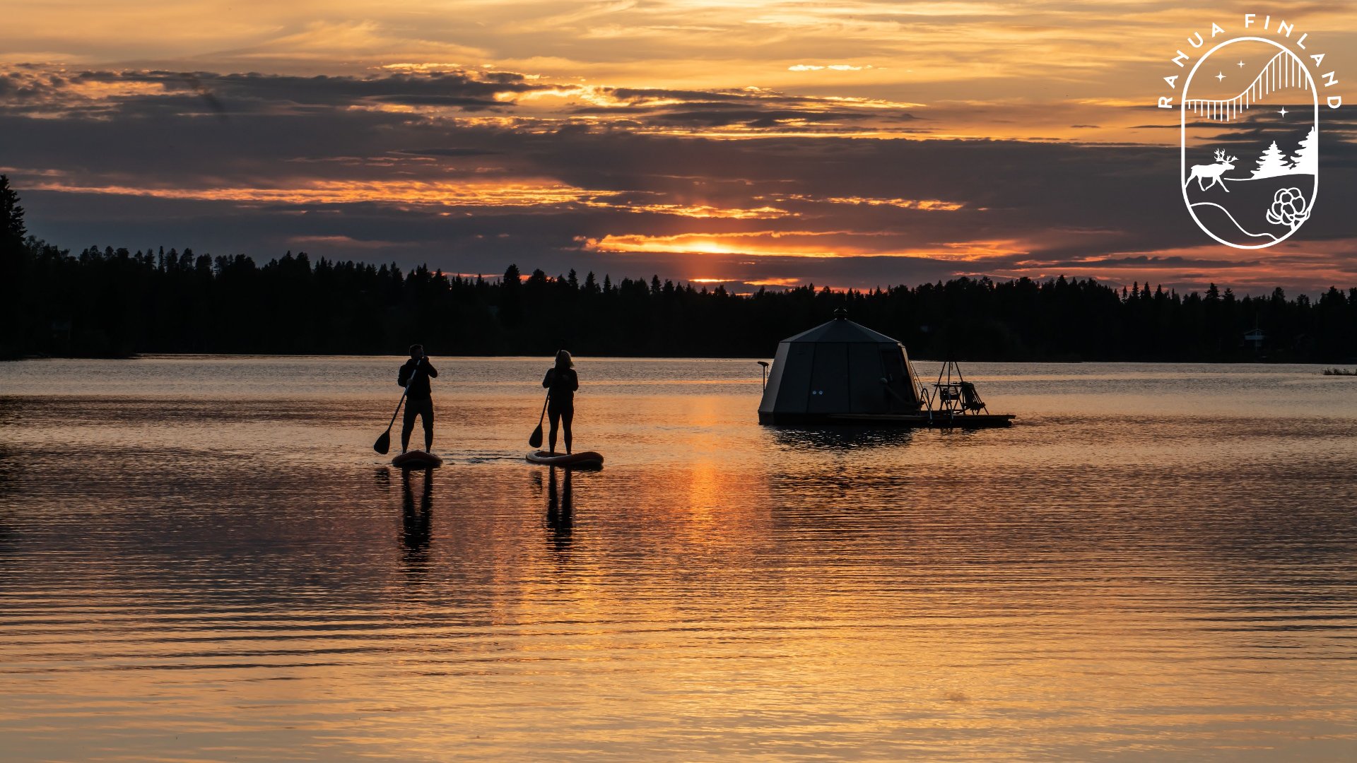Ranua SUP auf dem Ranuajärvi