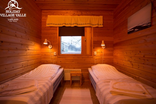 Riverside cabin, bedroom