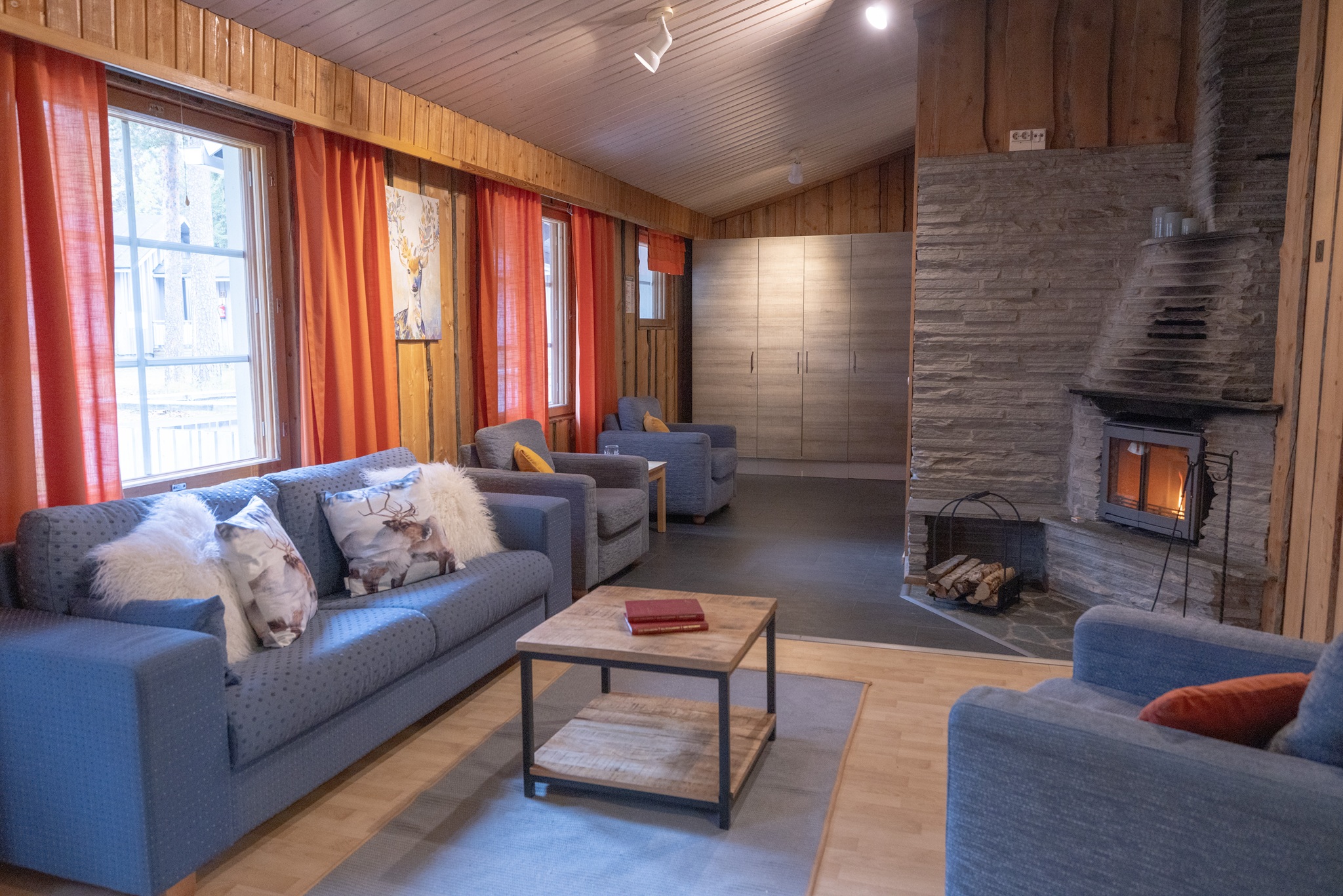 Saunatupa 99m² Wohnzimmer