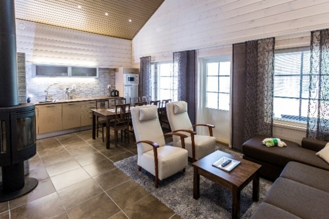 Superior Holiday Villa Küche und Wohnzimmer