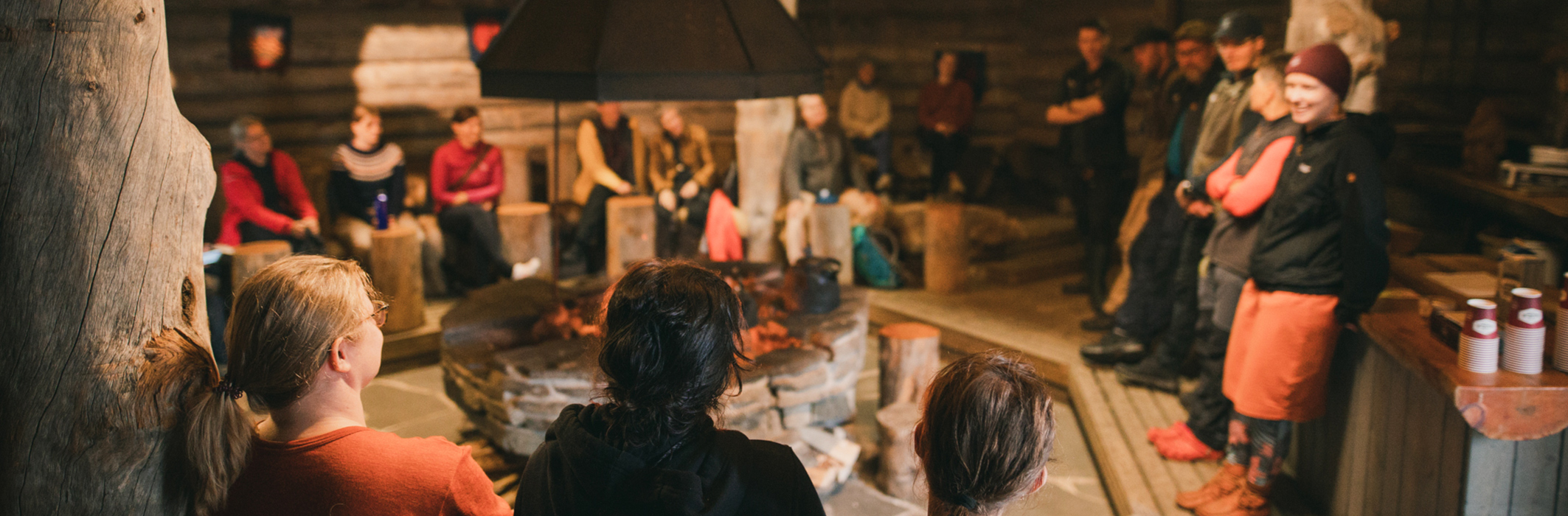 Turf-hut-Maahinen Blockhütte