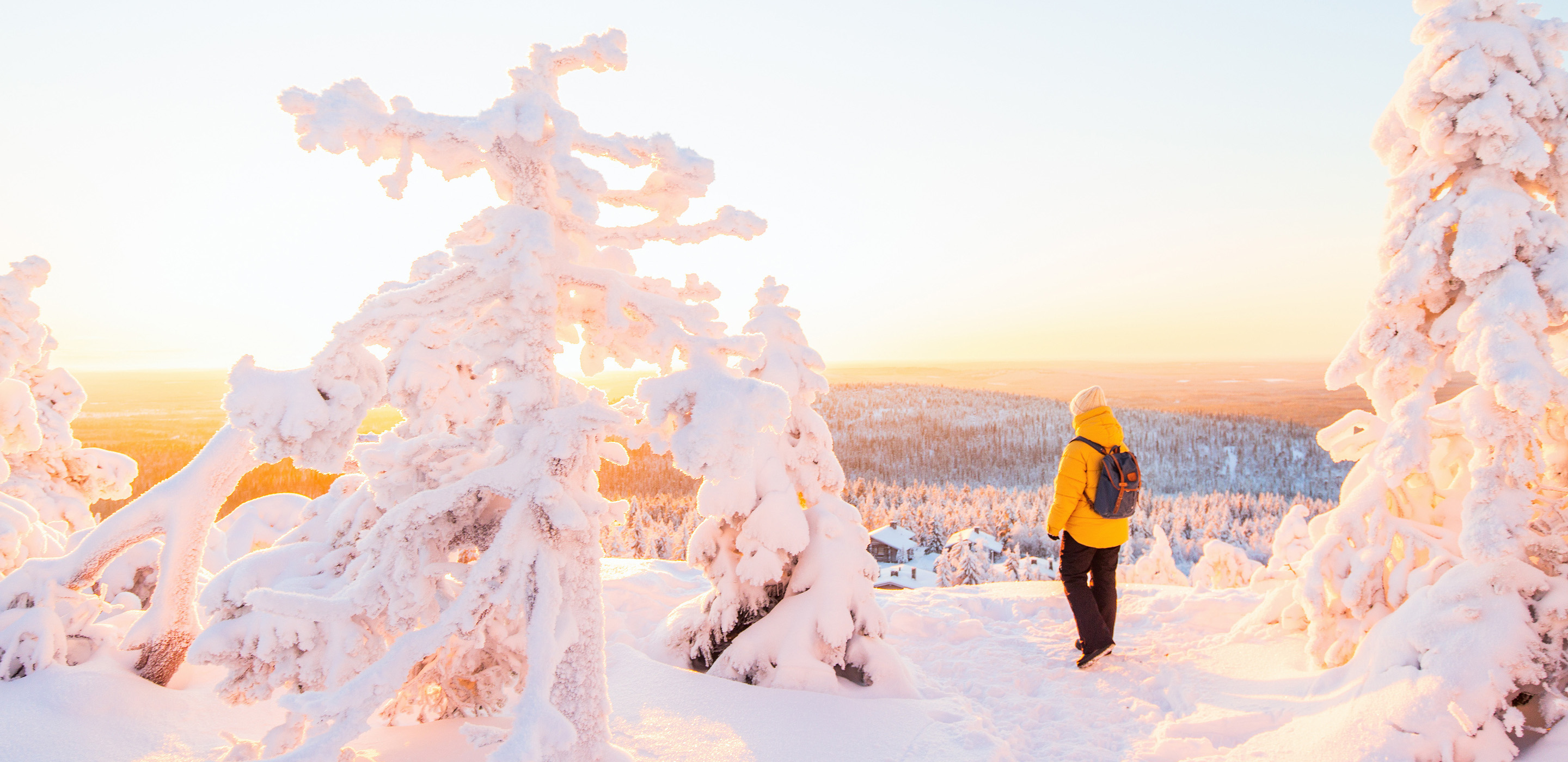 Winterliches Lappland